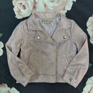 Genuine Kids Pink Moto Jacket for Kids